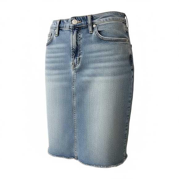 Silver Jean Co. Light Blue Pencil Skirt - Picture 2 of 3